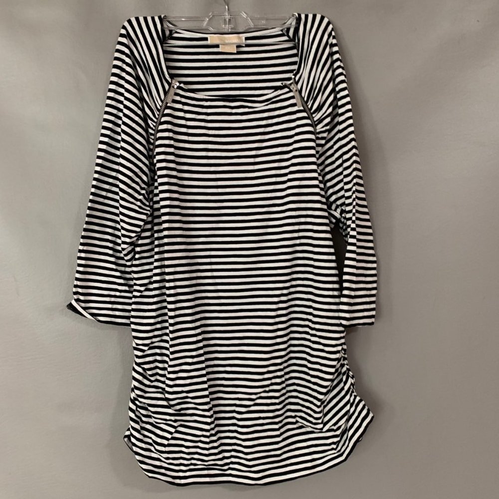 MICHAEL KORS- BRAND NEW B&W STRIPED SHIRT!